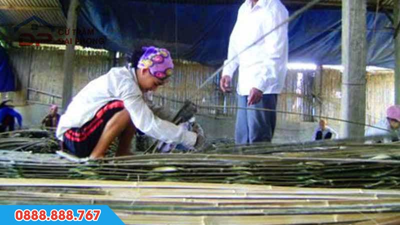 Cách đan phên tre